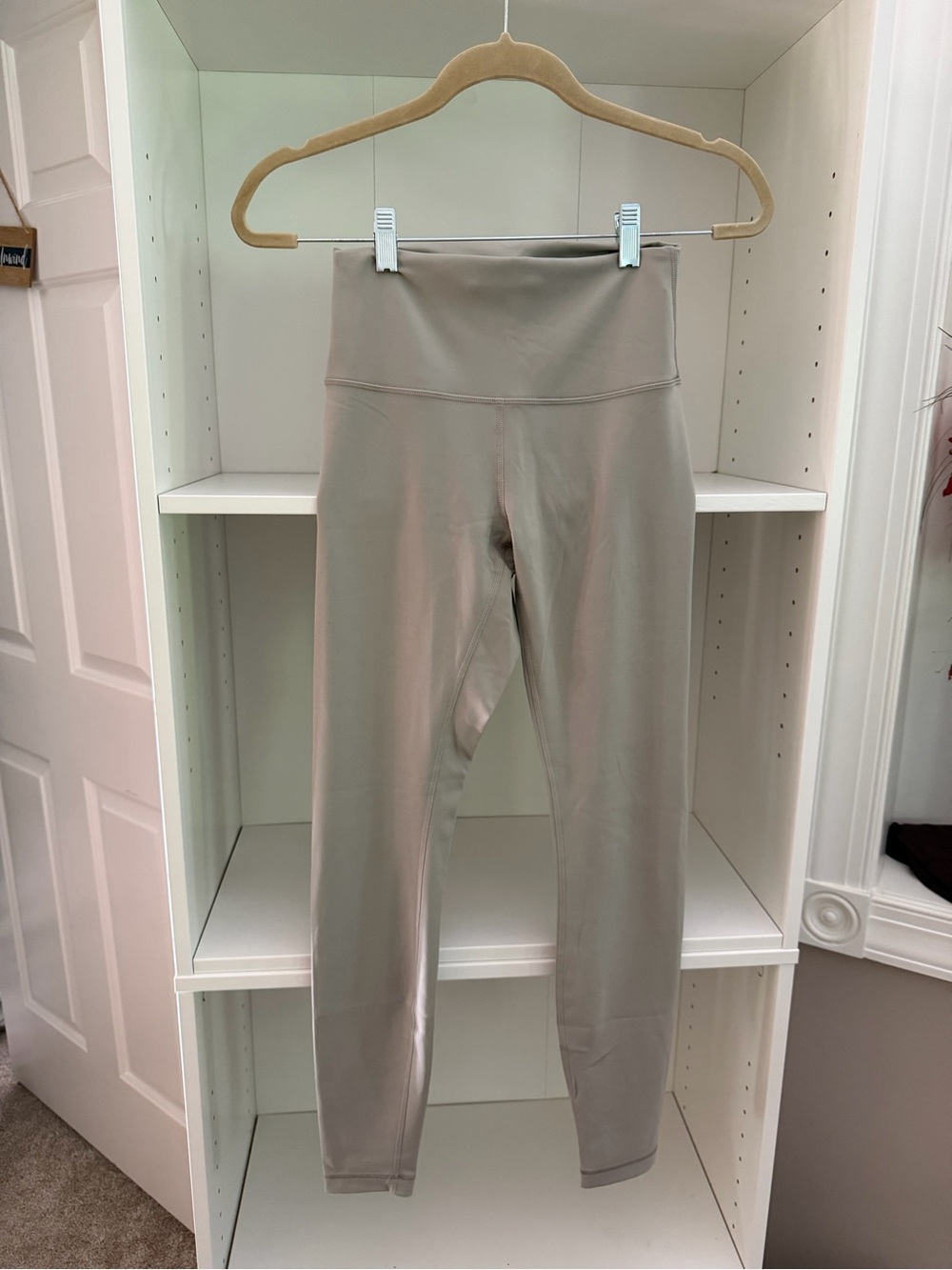 Lululemon High-Rise Beige Leggings